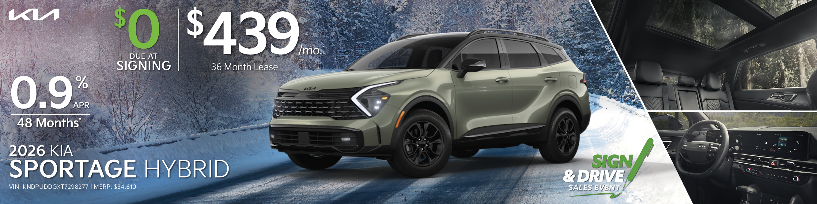 sportage hybrid banner