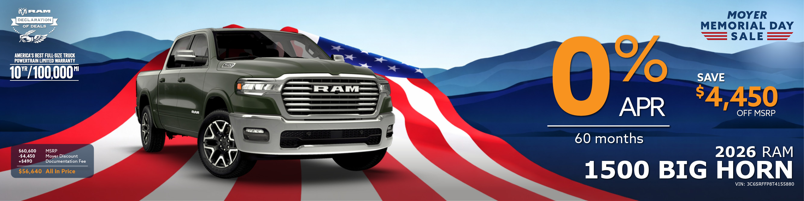 RAM banner