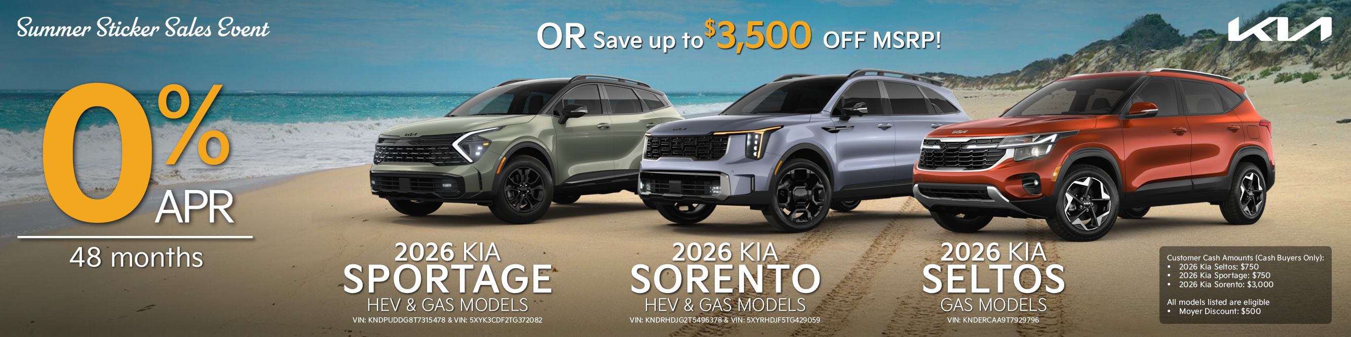 kia 0% banner