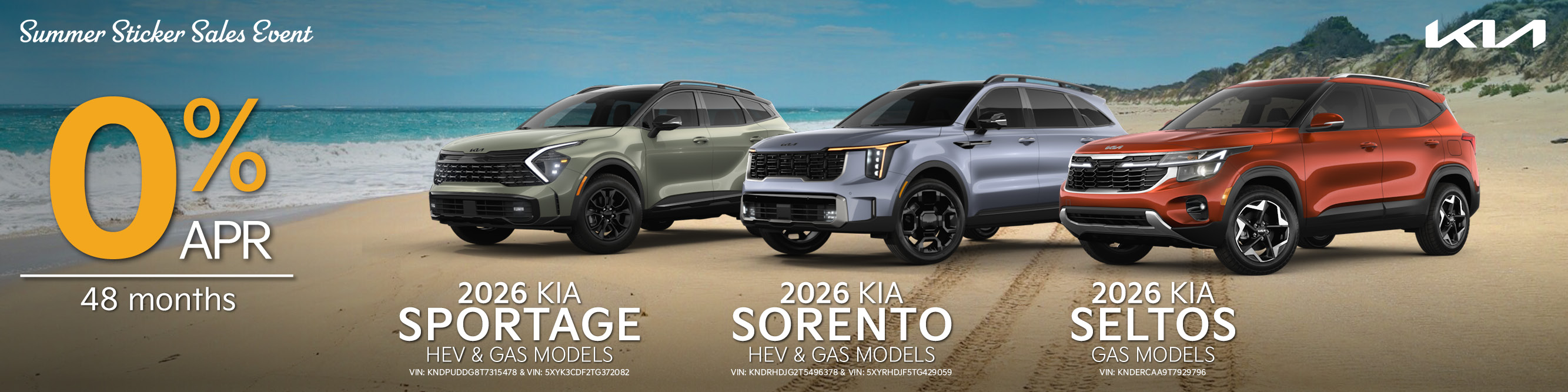 kia 0% banner