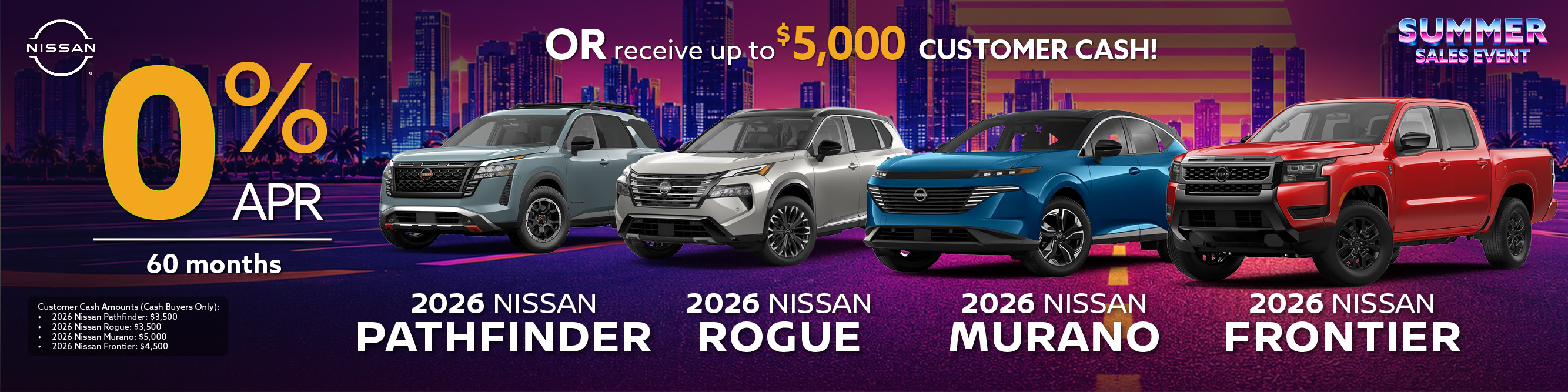 nissan 0% banner