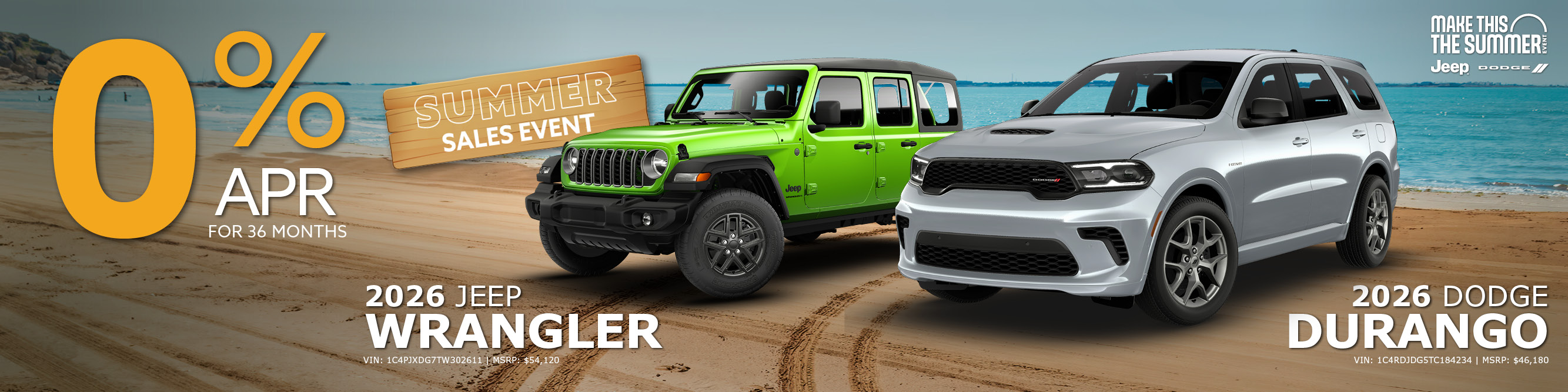 wrangler & Durango banner
