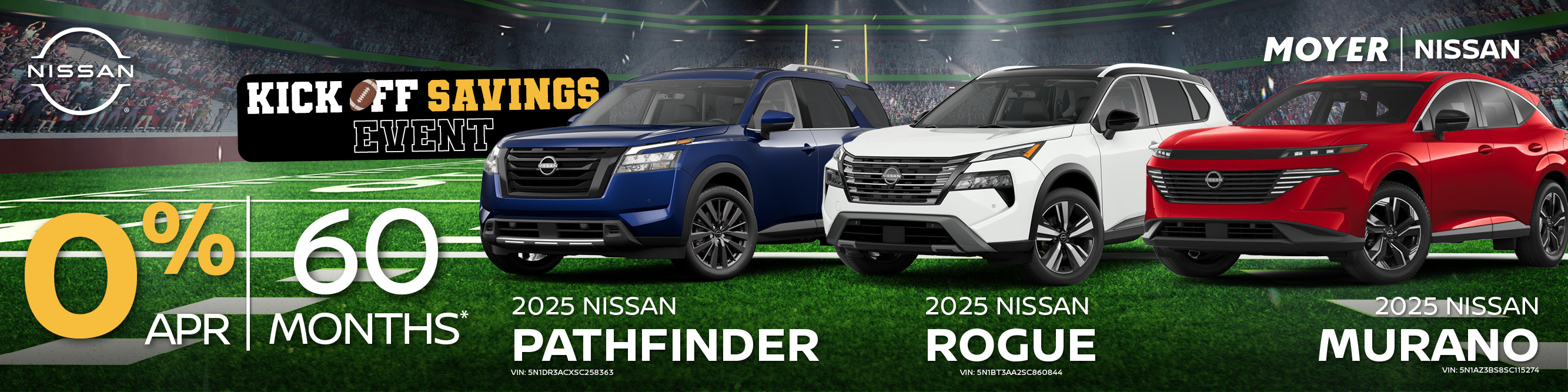 Nissan 0 % banner