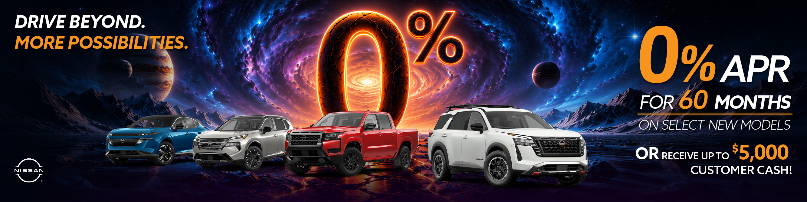 nissan 0% banner