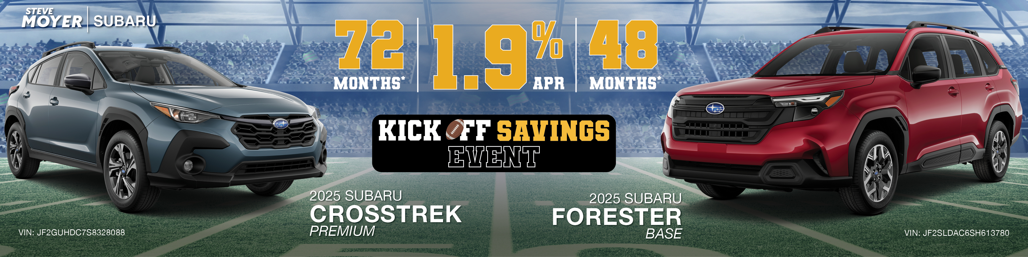 subaru cross banner
