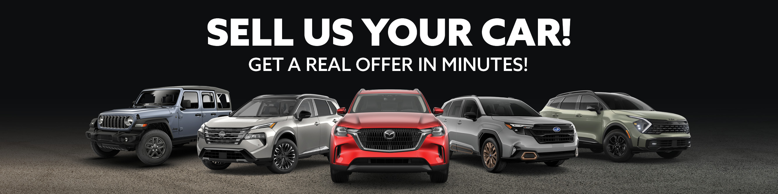 Sell us your car 2 banner